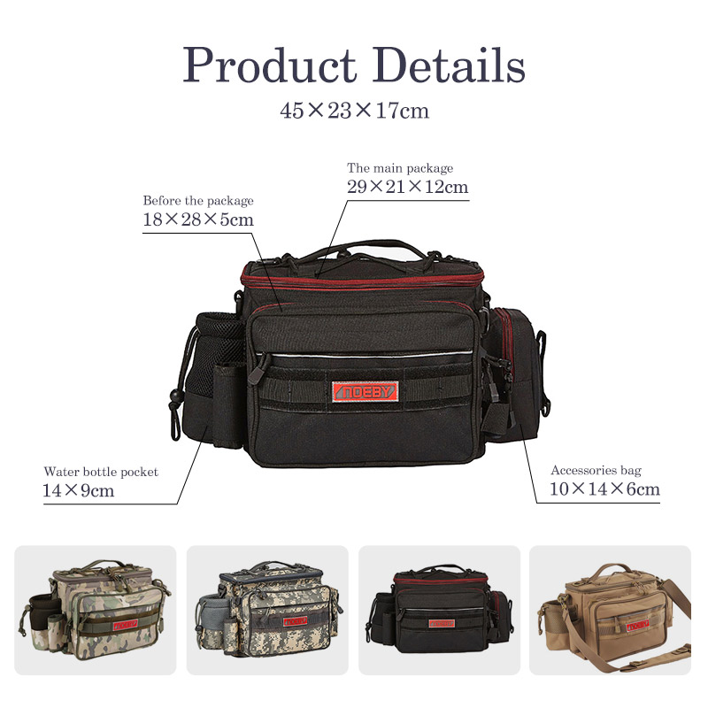 Noeby  South Africa - Multi-functional Fishing Tackle Bag