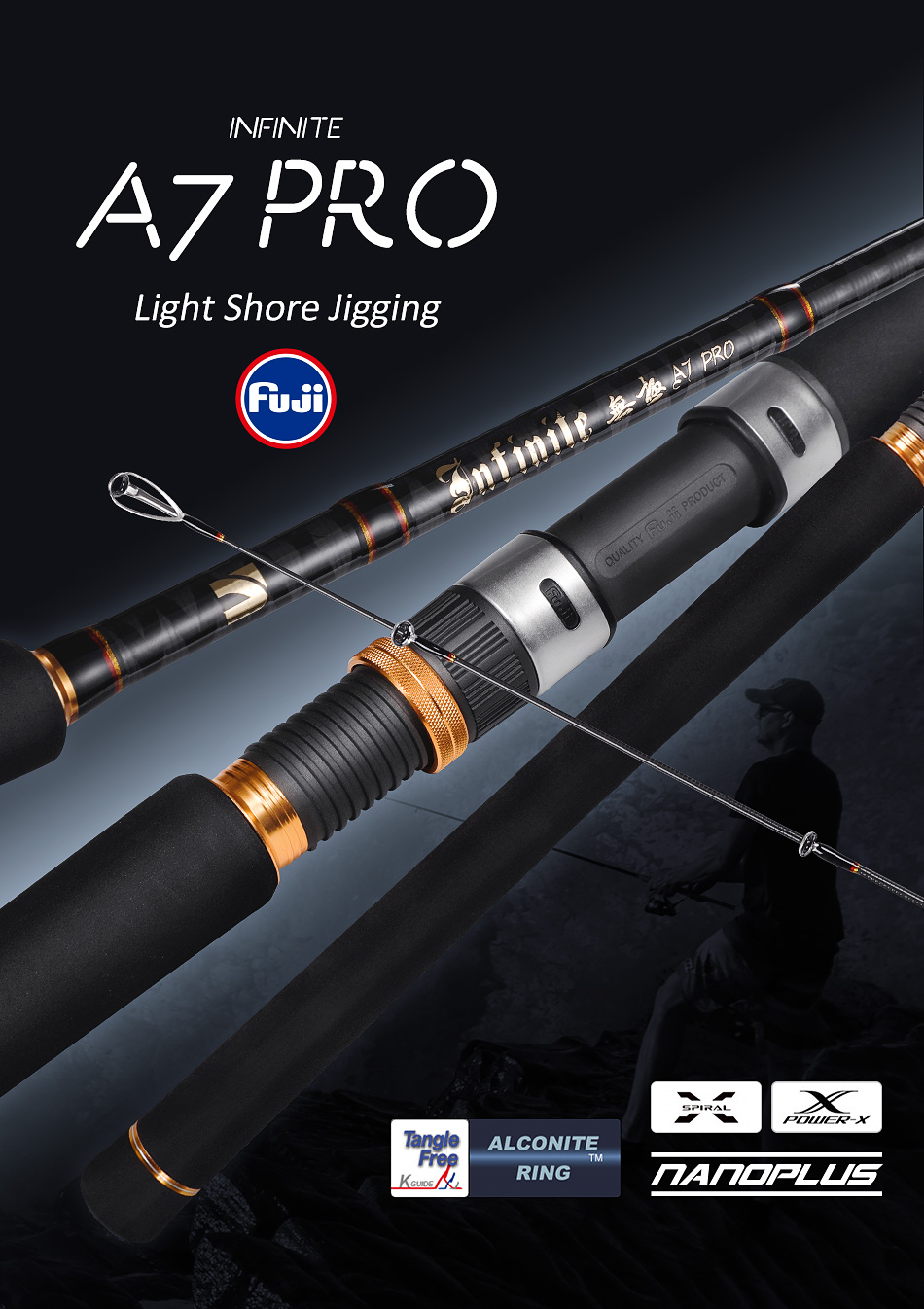 INfinite A7 Pro Shore Medium Game Casting Rod