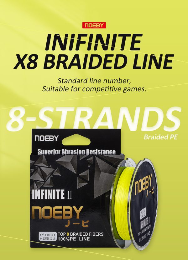 Noeby Infinite X8 PE Braided Fishing Line - Image 5