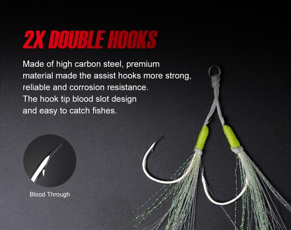 Leisure Jigging Assist Hooks - Image 3