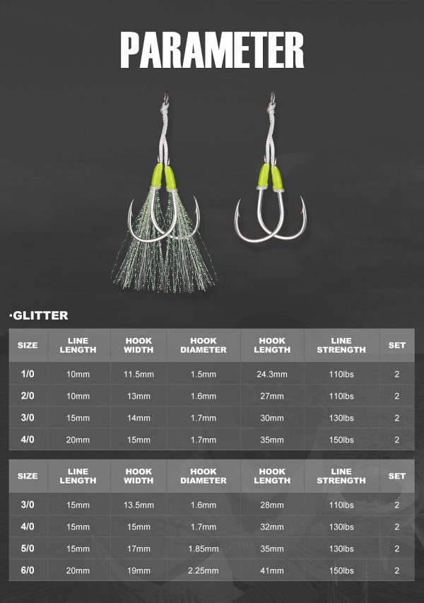 Leisure Jigging Assist Hooks - Image 7