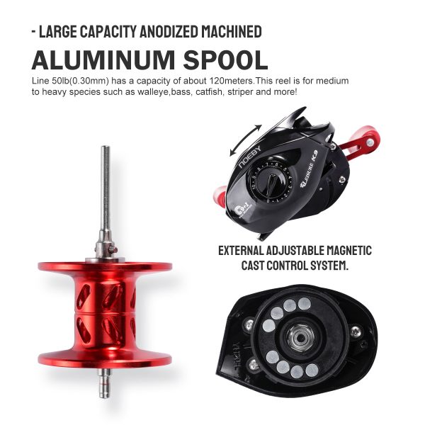 Noeby Leisure K9 Baitcasting Reel - Image 3