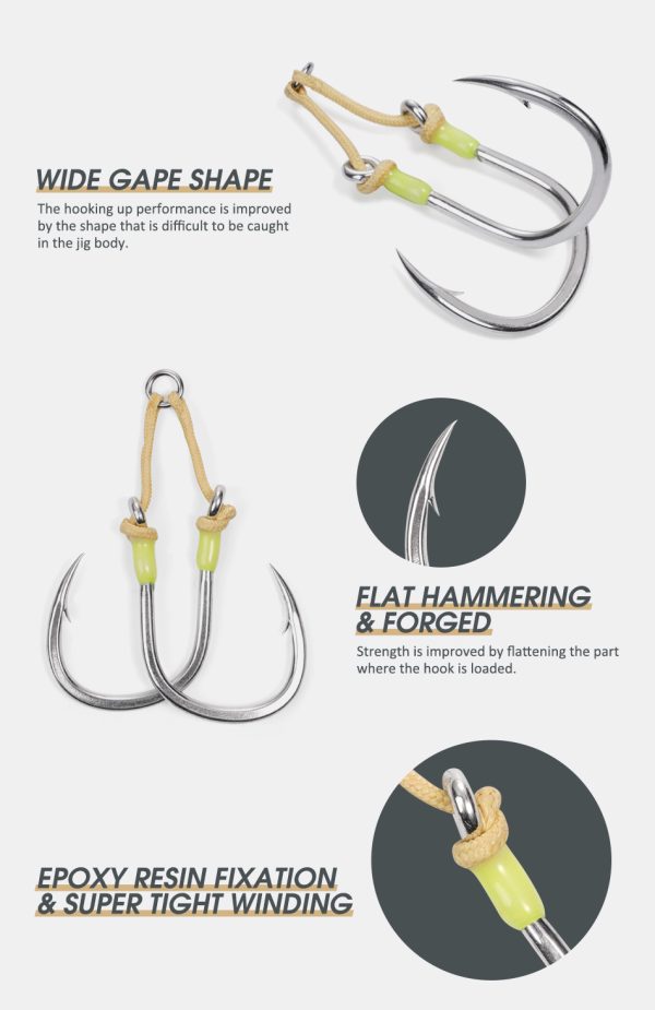 Heavy Duty Jig Assist Hooks - Image 3