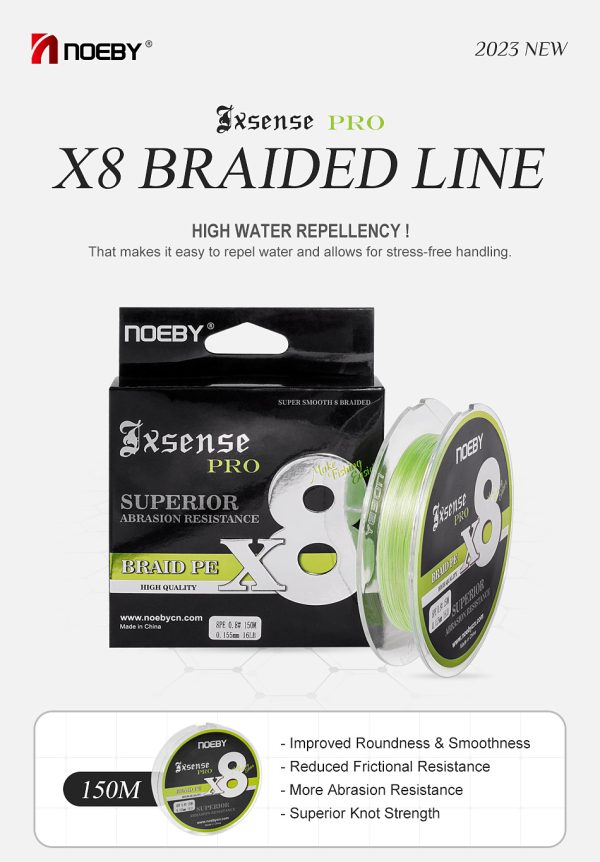 Noeby Exsense Pro X8 Braided PE Line - Image 5