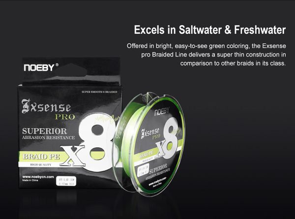 Noeby Exsense Pro X8 Braided PE Line - Image 3