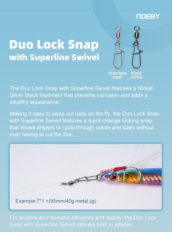 Duo Lock Snap with Swivel - Image 2