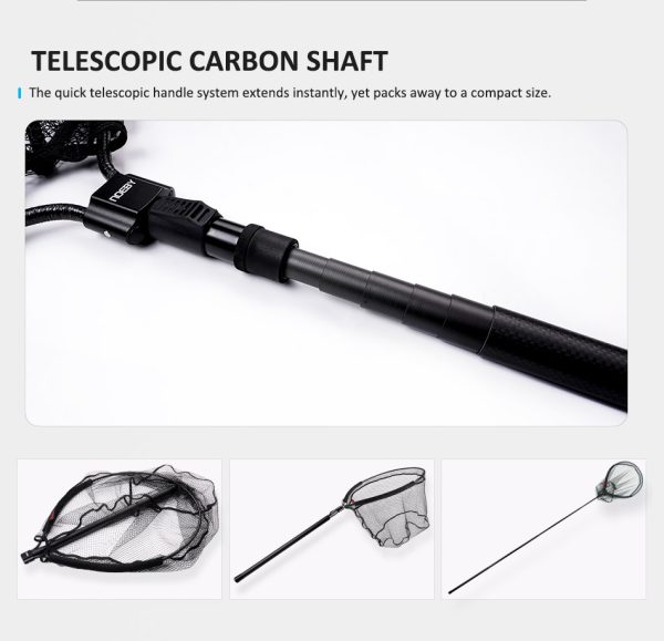 Noeby Type D Carbon Landing Net - Image 5