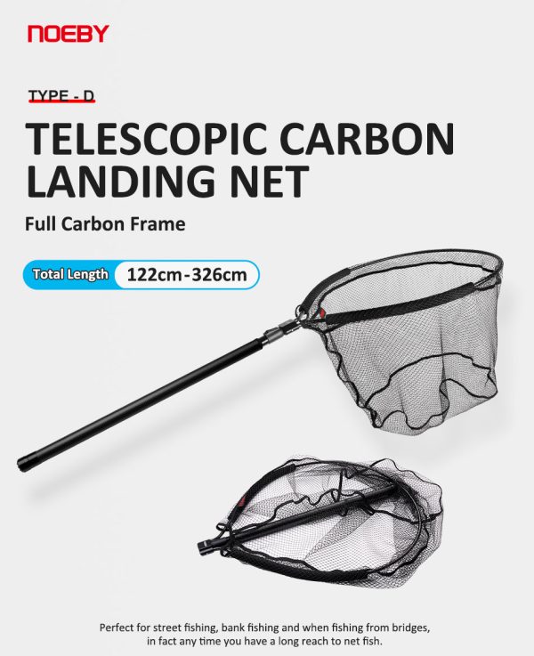 Noeby Type D Carbon Landing Net - Image 6