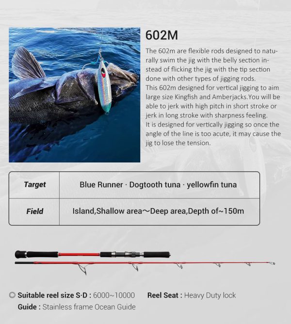 Leisure K5 Jigging Rod - Image 4