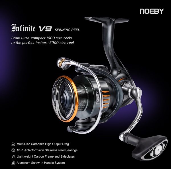 Infinite V9 Carbon Inshore Spinning Reel - Image 10