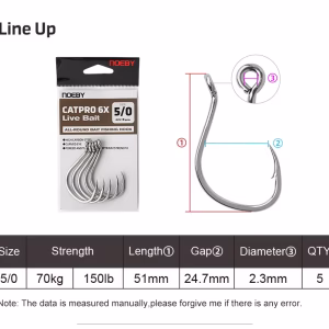 NOEBY HD BAITHOLDER HOOKS